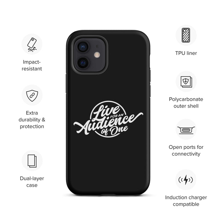 Christian Phone Case Audience of One Black for iPhone® iPhone® Phone Cases   