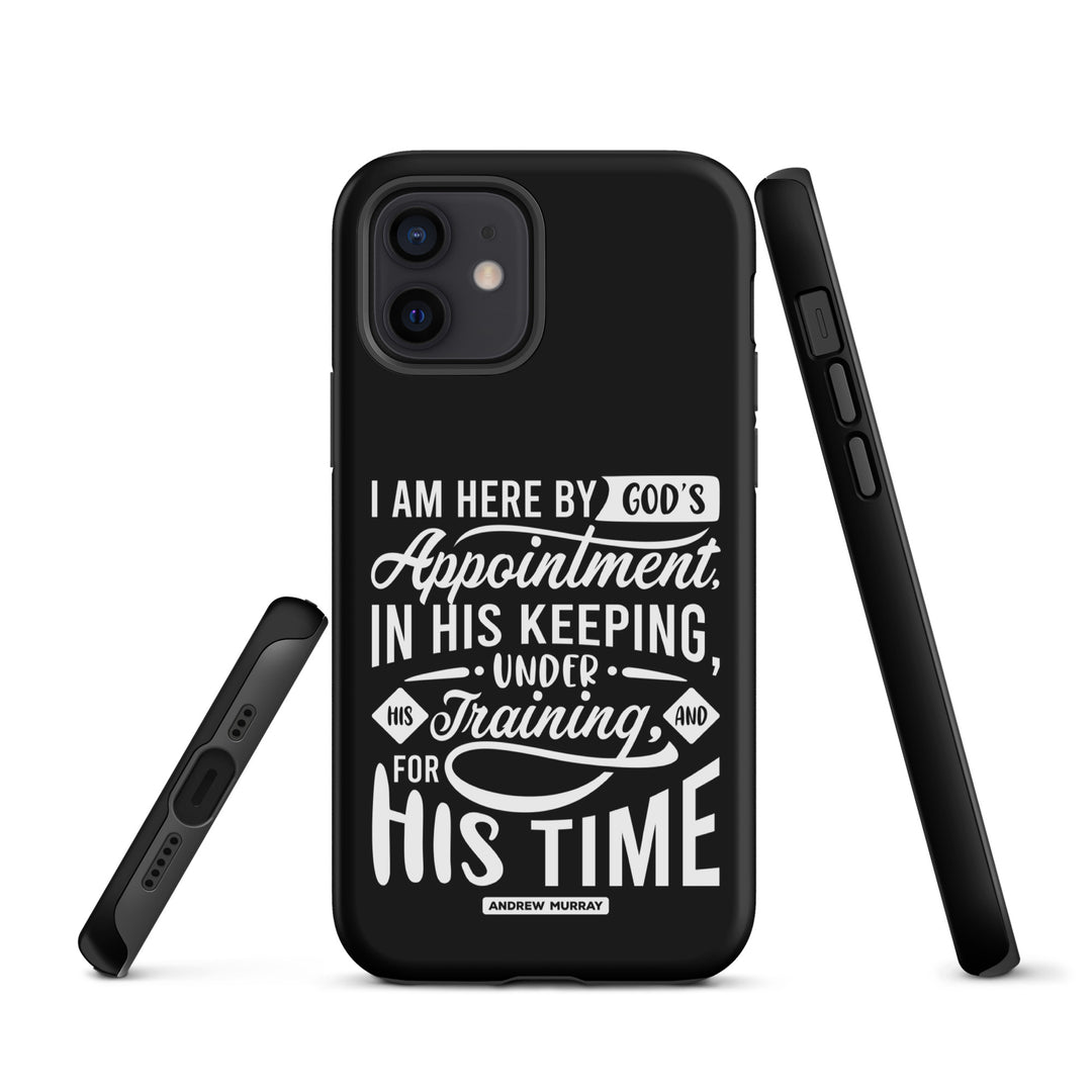 Christian Phone Case His Time Black for iPhone® iPhone® Phone Cases   