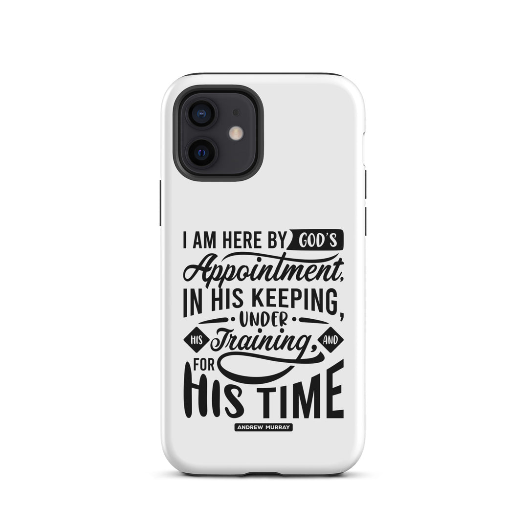 Christian Phone Case His Time White for iPhone® iPhone® Phone Cases Matte iPhone 12 