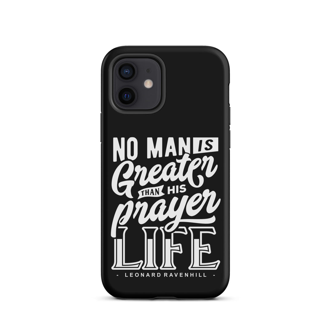 Christian Phone Case Prayer Life Black for iPhone® iPhone® Phone Cases Matte iPhone 12 