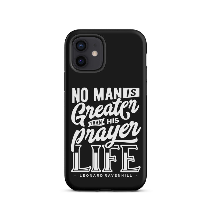 Christian Phone Case Prayer Life Black for iPhone® iPhone® Phone Cases Matte iPhone 12 