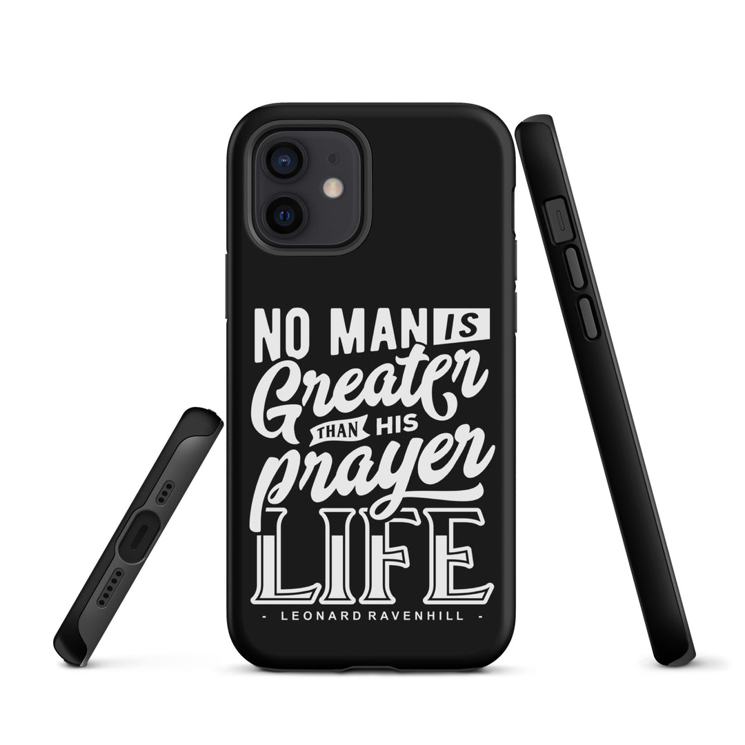 Christian Phone Case Prayer Life Black for iPhone® iPhone® Phone Cases   