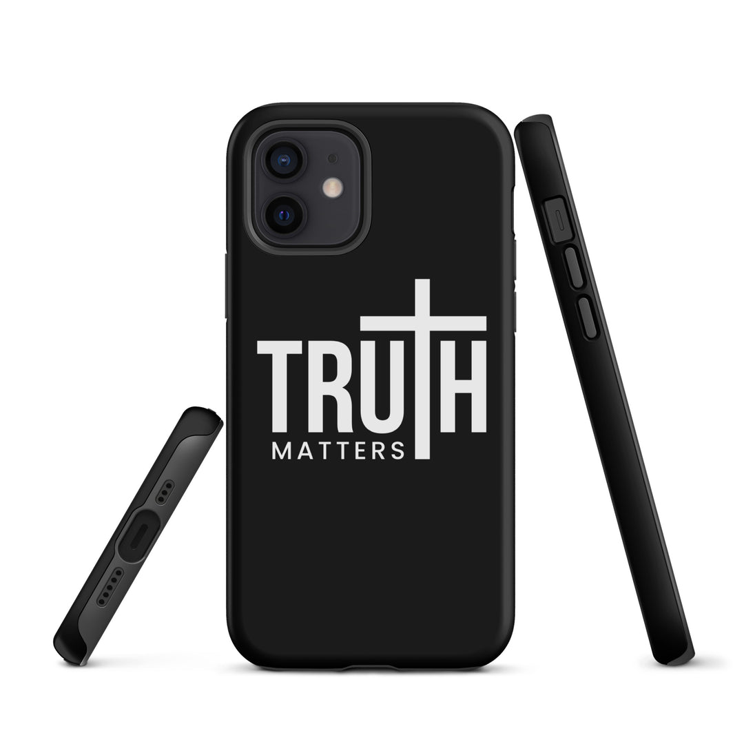 Christian Phone Case Truth Matters Black for iPhone® iPhone® Phone Cases   