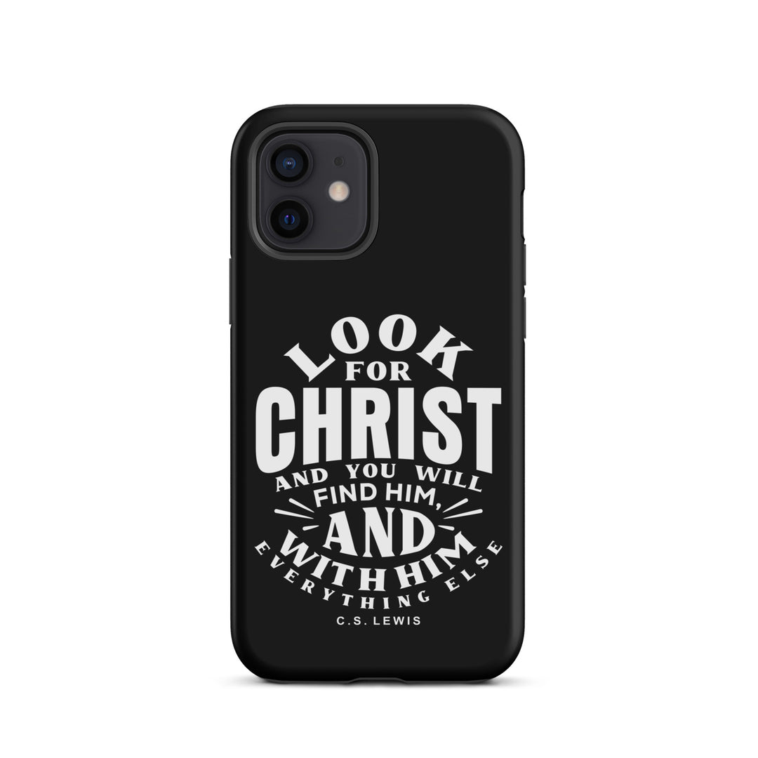 Christian Phone Case Look For Christ Black for iPhone® iPhone® Phone Cases Matte iPhone 12 