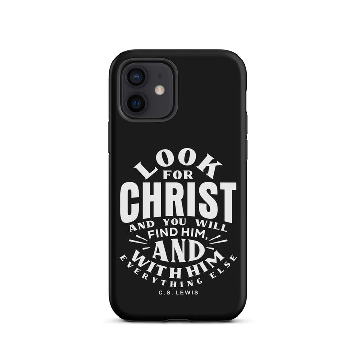 Christian Phone Case Look For Christ Black for iPhone® iPhone® Phone Cases Matte iPhone 12 