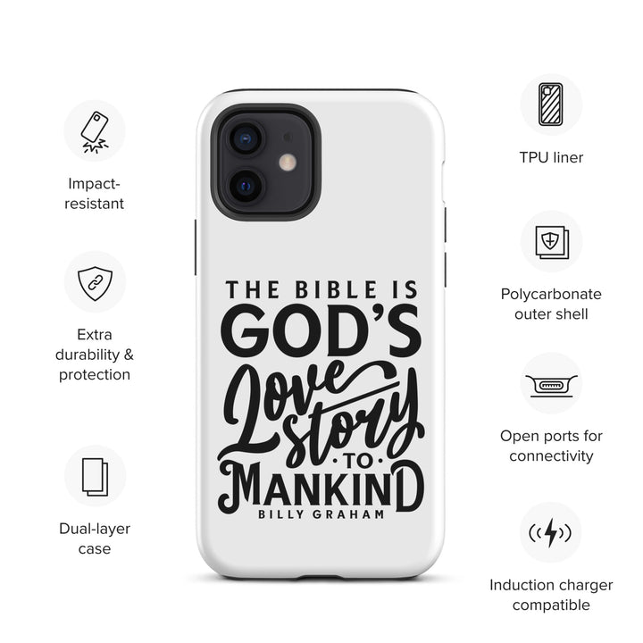 Christian Phone Case God's Love Story White for iPhone® iPhone® Phone Cases   