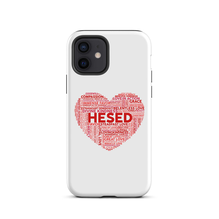 Christian Phone Case Hesed Heart White for iPhone® iPhone® Phone Cases Matte iPhone 12 