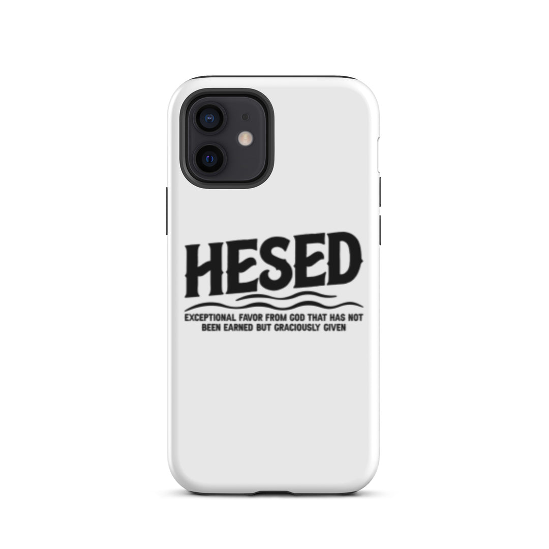 Christian Phone Case Hesed Exceptional Favor White for iPhone® iPhone® Phone Cases Matte iPhone 12 