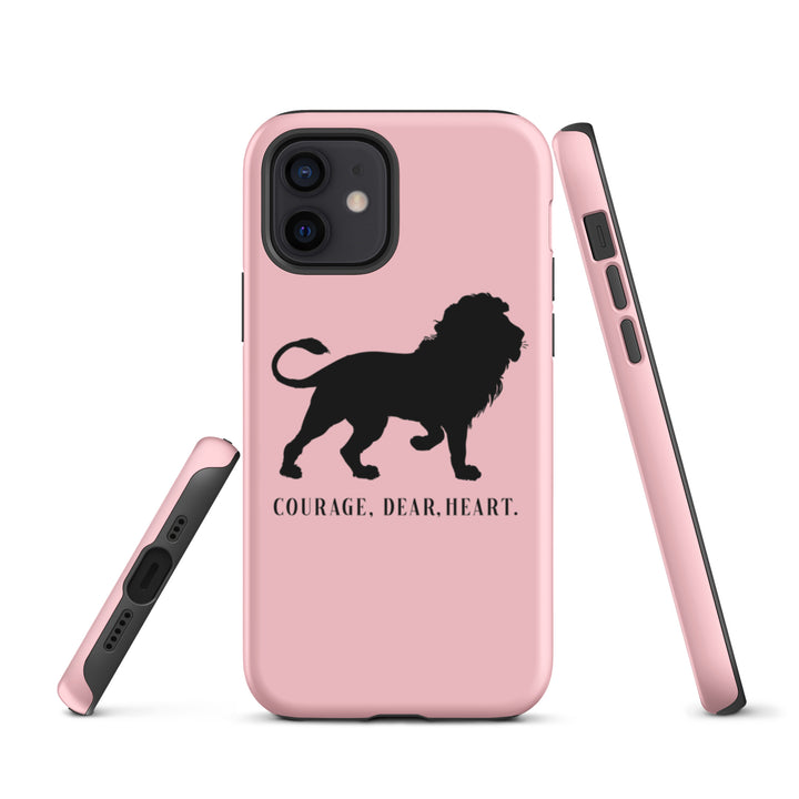 Christian Phone Case Courage Dear Heart Pink for iPhone® iPhone® Phone Cases   