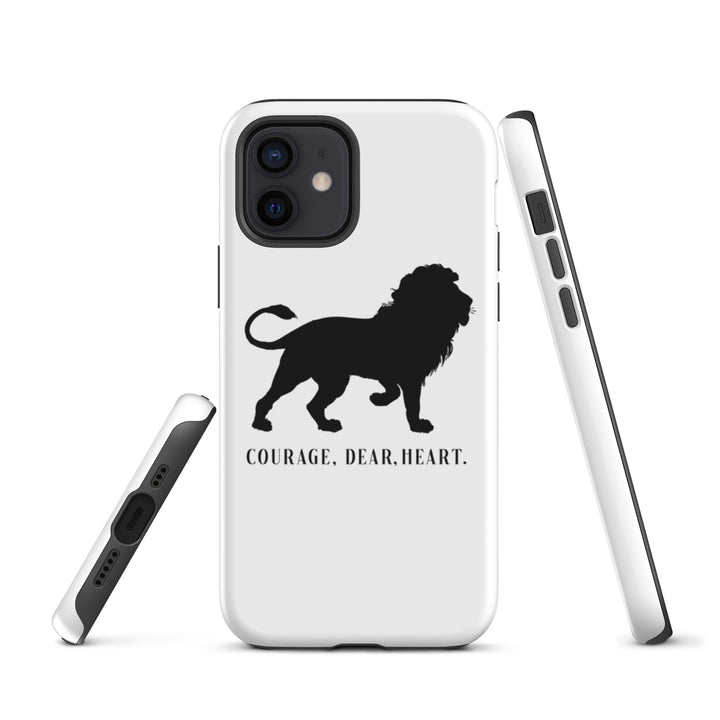 Christian Phone Case Courage Dear Heart White for iPhone® iPhone® Phone Cases   