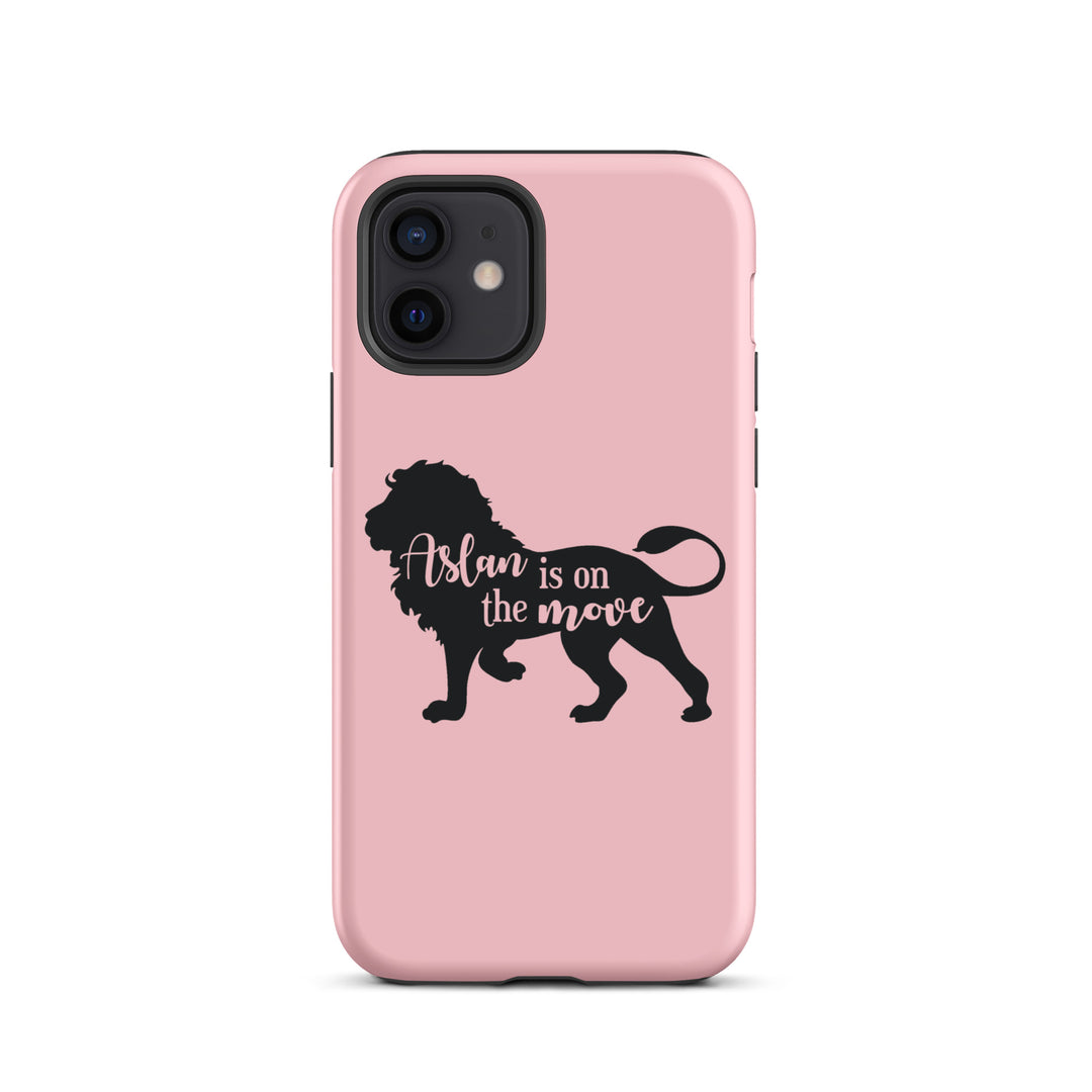 Christian Phone Case Aslan Is On Move Pink for iPhone® iPhone® Phone Cases Matte iPhone 12 