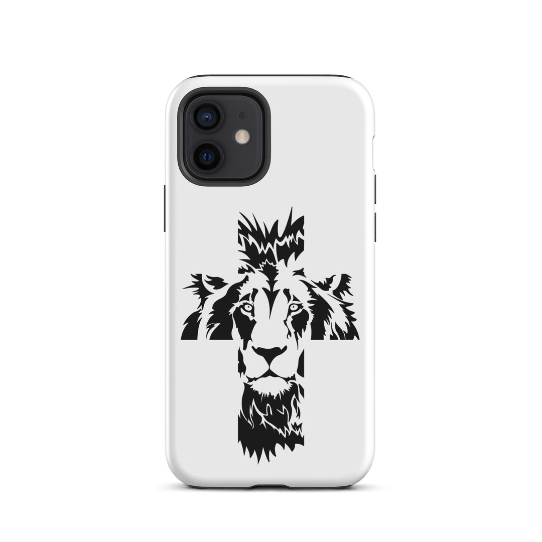 Christian Phone Case Aslan Cross White for iPhone® iPhone® Phone Cases Matte iPhone 12 