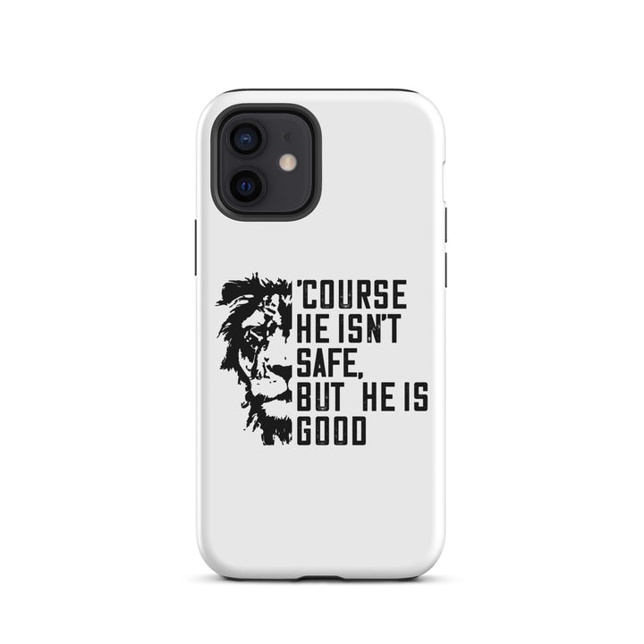 Christian Phone Case 'Course He Isn't Safe White for iPhone® iPhone® Phone Cases Matte iPhone 12 