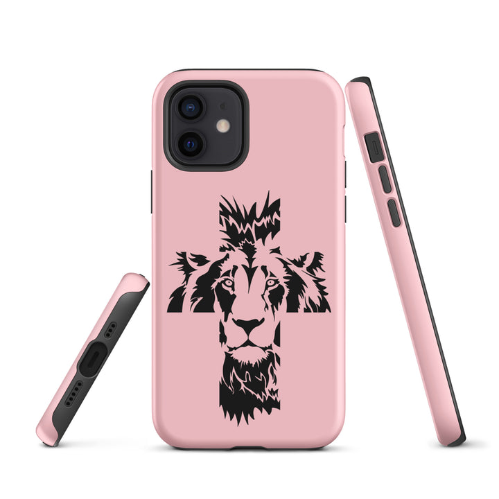 Christian Phone Case Aslan Cross Pink for iPhone® iPhone® Phone Cases   