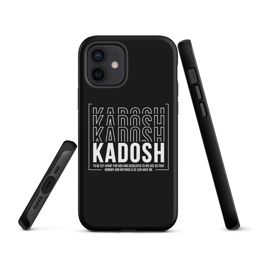 Christian Phone Case Kadosh Dedicated To His Use Black for iPhone® iPhone® Phone Cases   