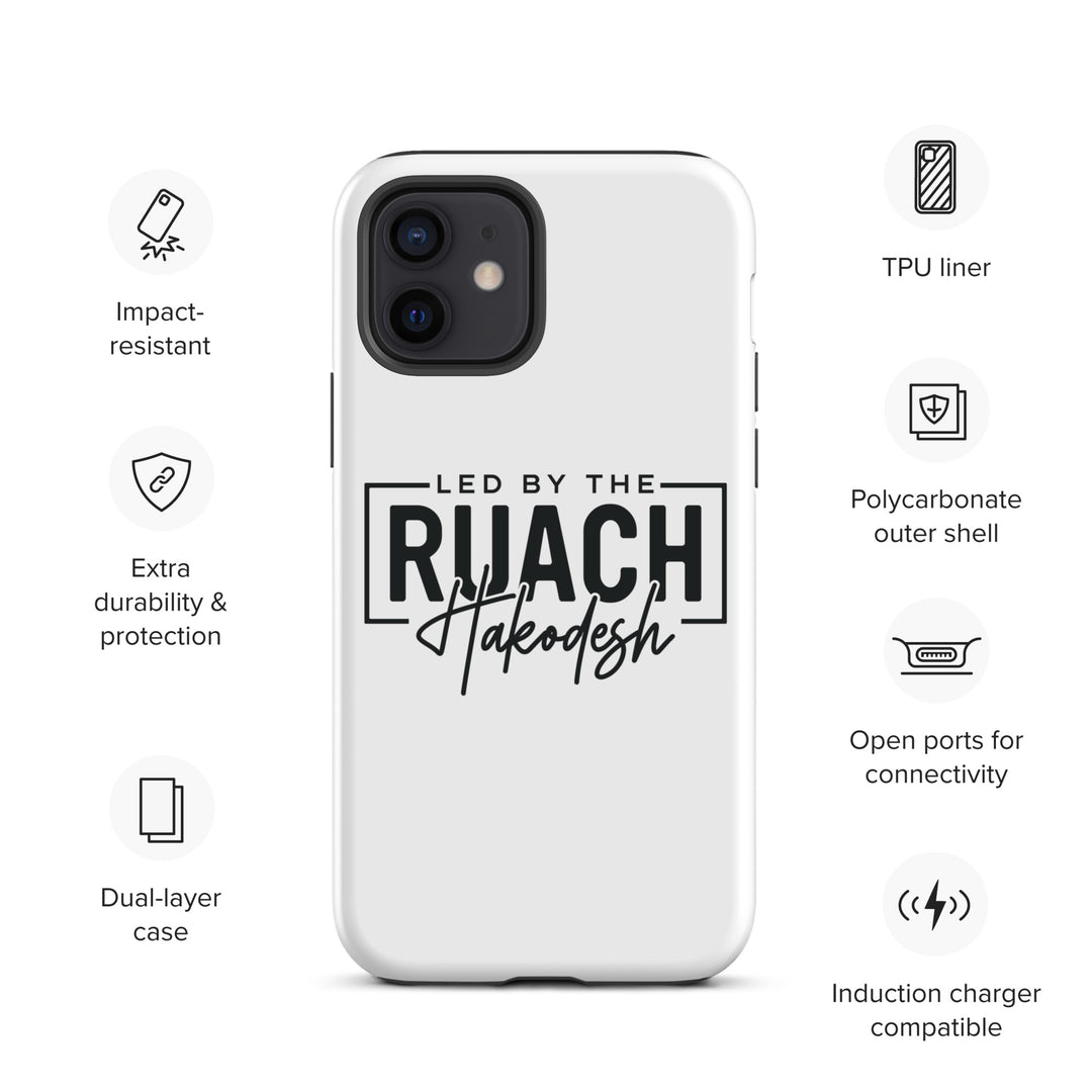 Christian Phone Case Led By Ruach Hakodesh White for iPhone® iPhone® Phone Cases   