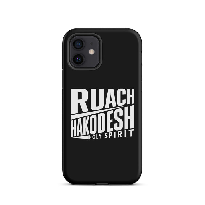 Christian Phone Case Ruach Hakodesh Holy Spirit Black for iPhone® iPhone® Phone Cases Matte iPhone 12 