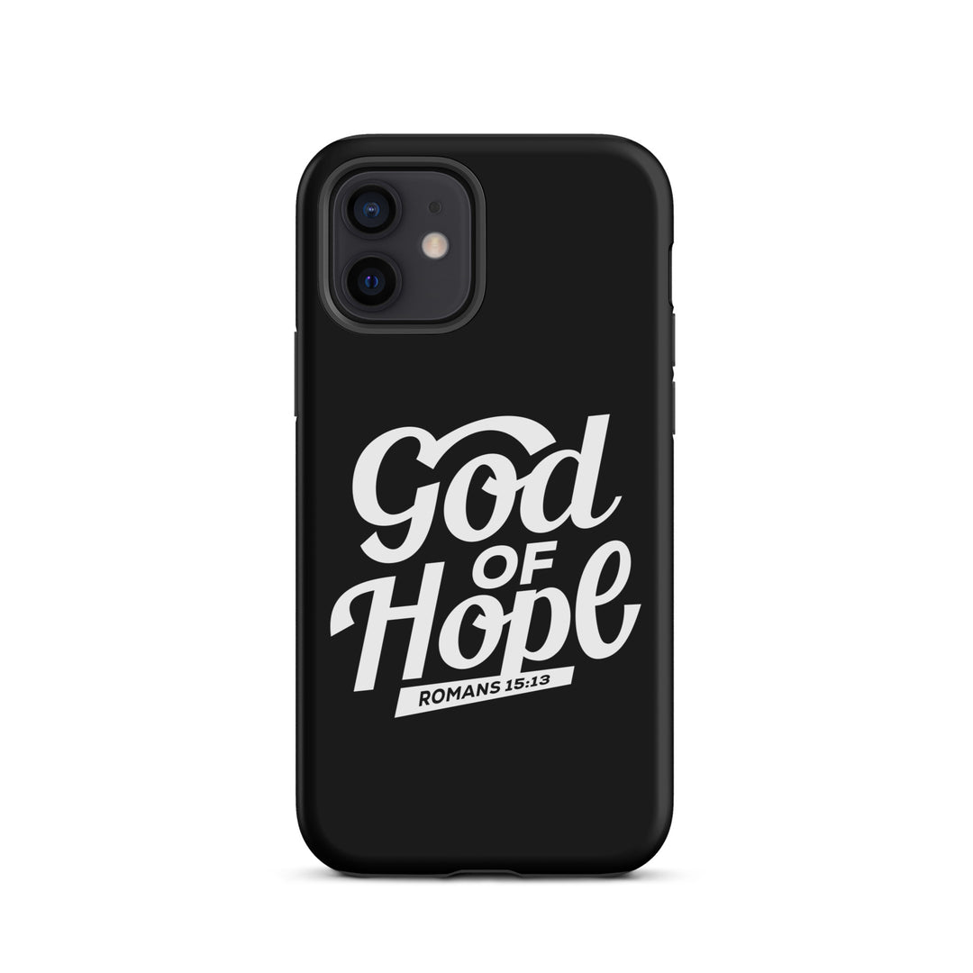 Christian Phone Case God of Hope Black for iPhone® iPhone® Phone Cases Matte iPhone 12 