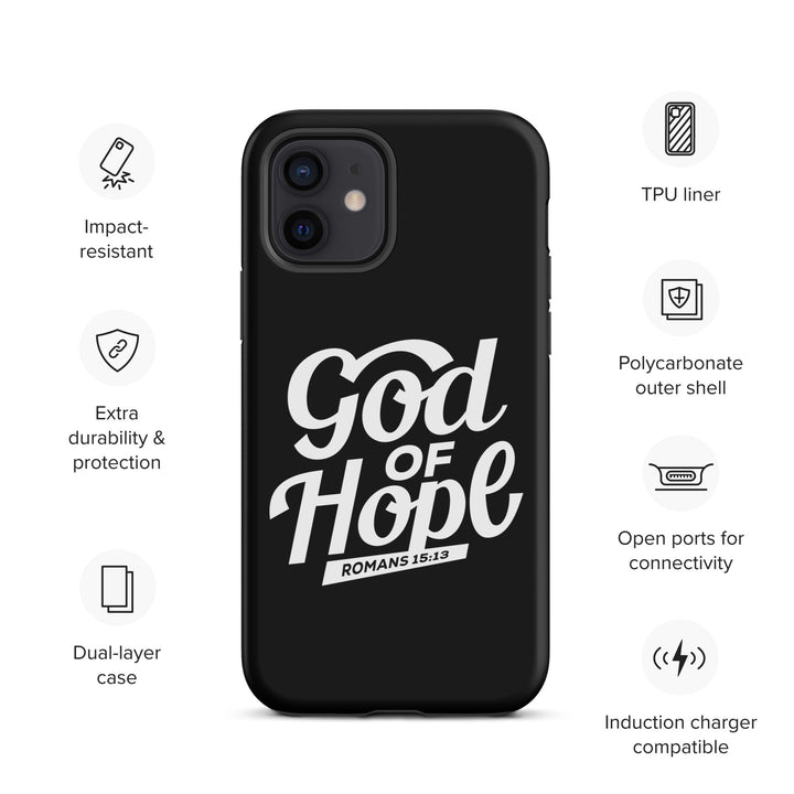 Christian Phone Case God of Hope Black for iPhone® iPhone® Phone Cases   