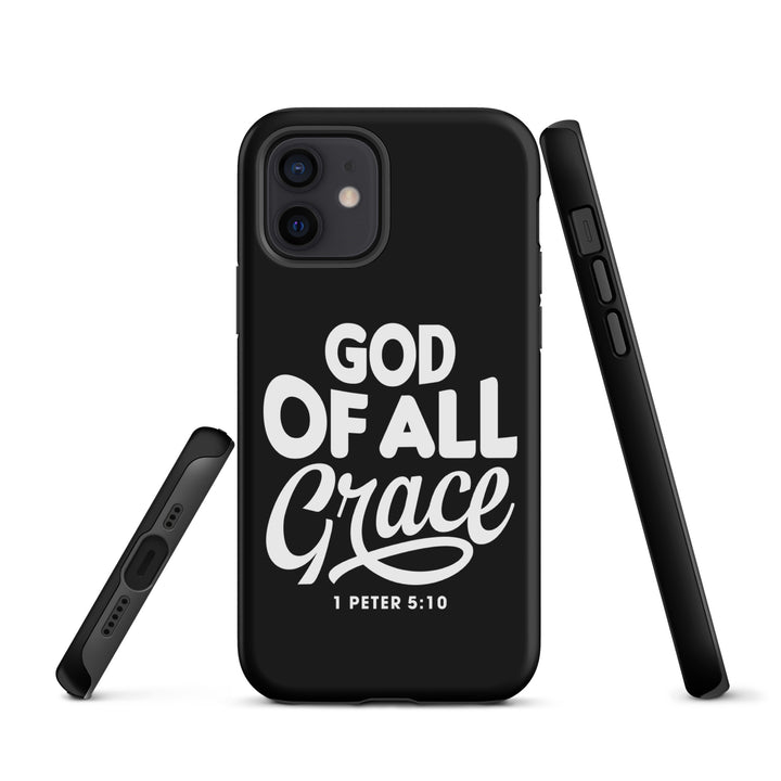 Christian Phone Case God of All Grace Black for iPhone® iPhone® Phone Cases   