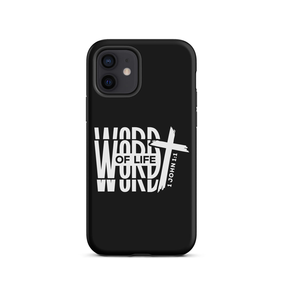 Christian Phone Case Word of Life Black for iPhone® iPhone® Phone Cases Matte iPhone 12 