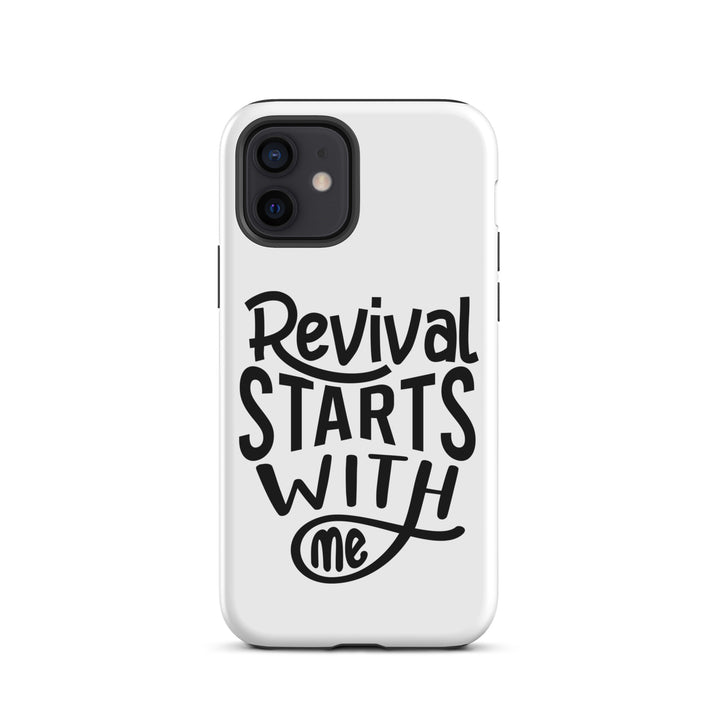 Christian Phone Case Revival Starts With Me White for iPhone® iPhone® Phone Cases Matte iPhone 12 