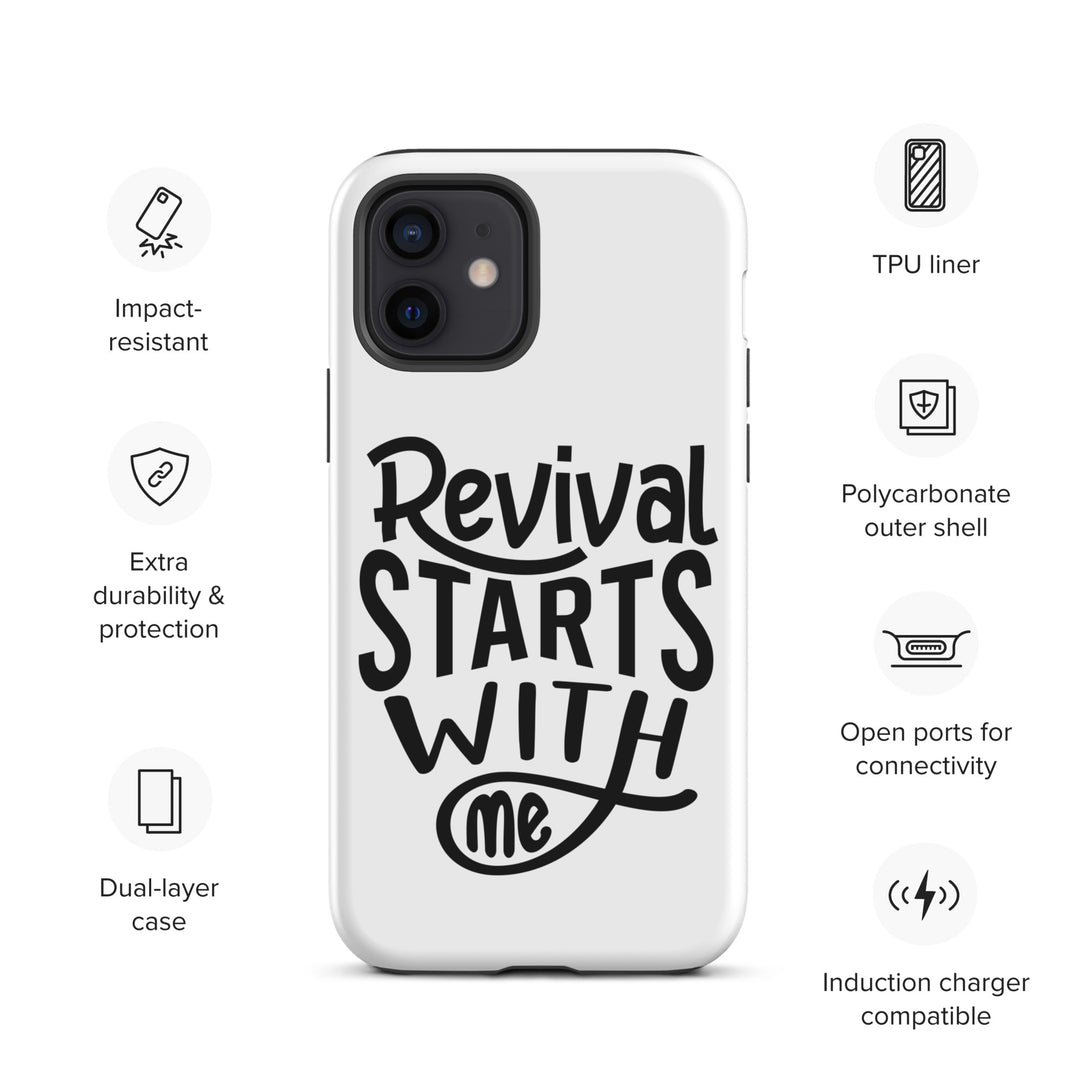 Christian Phone Case Revival Starts With Me White for iPhone® iPhone® Phone Cases   