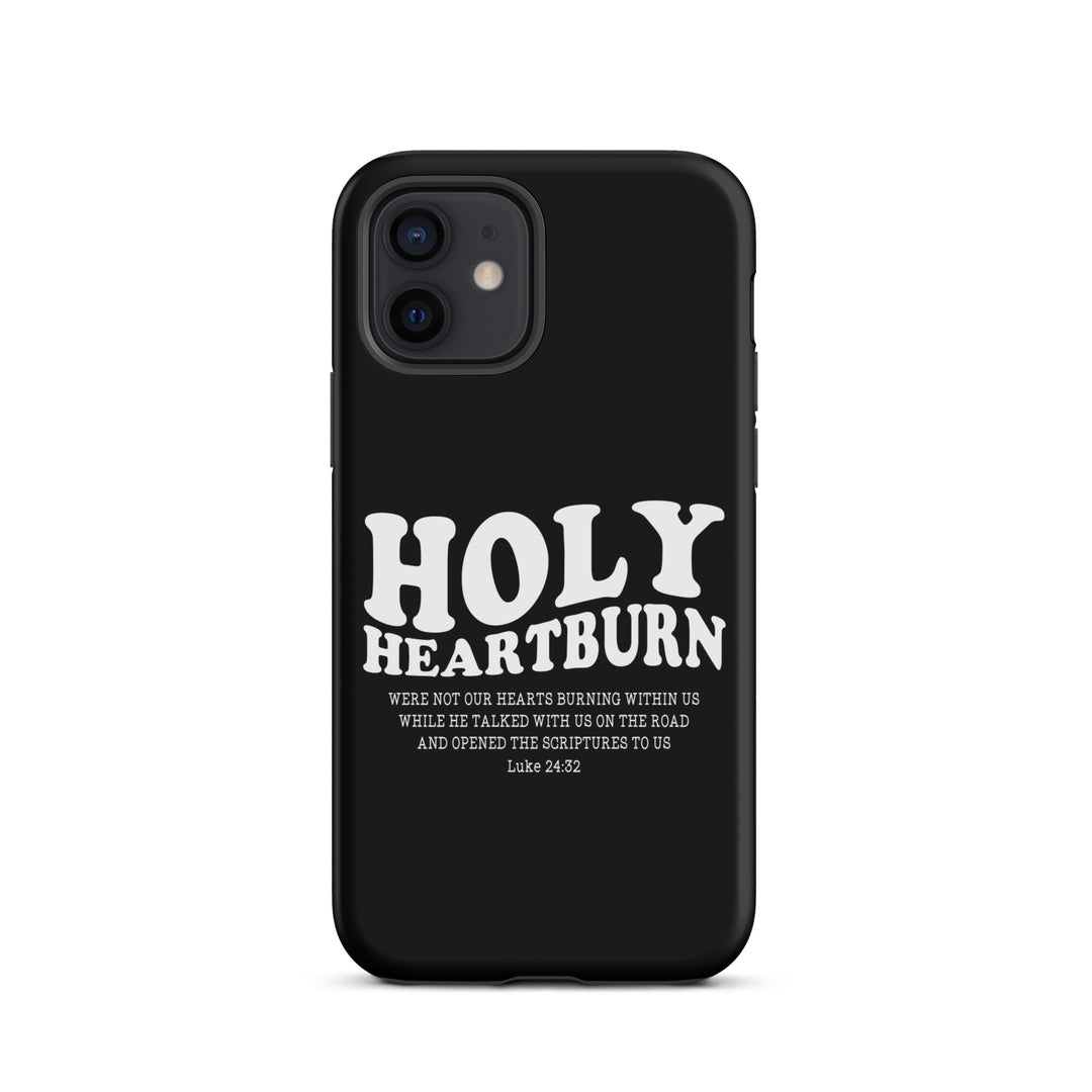 Christian Phone Case Holy Heartburn Black for iPhone® iPhone® Phone Cases Matte iPhone 12 