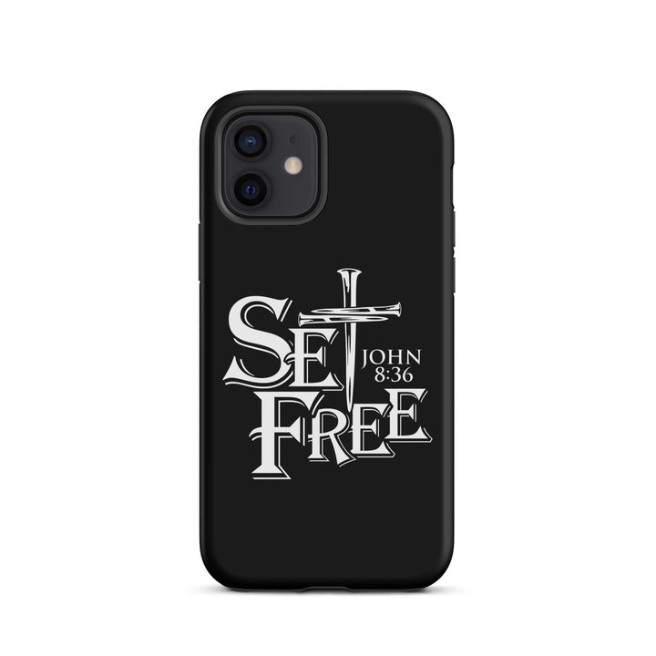 Christian Phone Case Set Free Black for iPhone® iPhone® Phone Cases Matte iPhone 12 