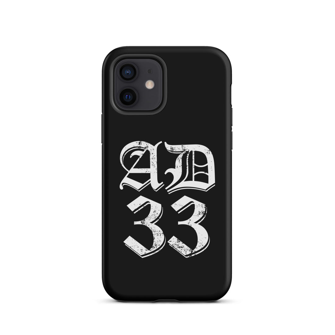 Christian Phone Case AD 33 Old English Black for iPhone® iPhone® Phone Cases Matte iPhone 12 