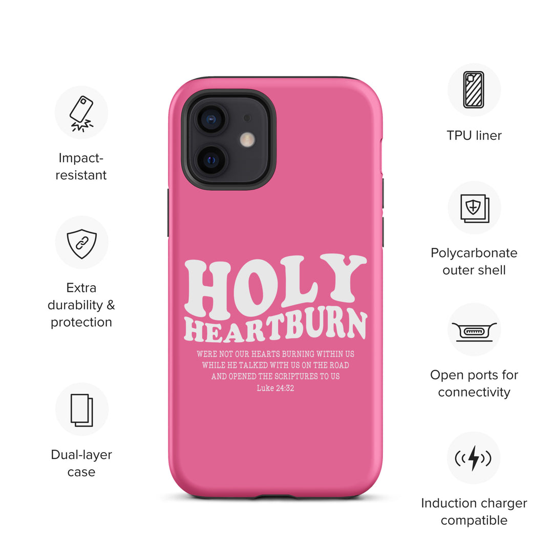 Christian Phone Case Holy Heartburn Pink  for iPhone® iPhone® Phone Cases   