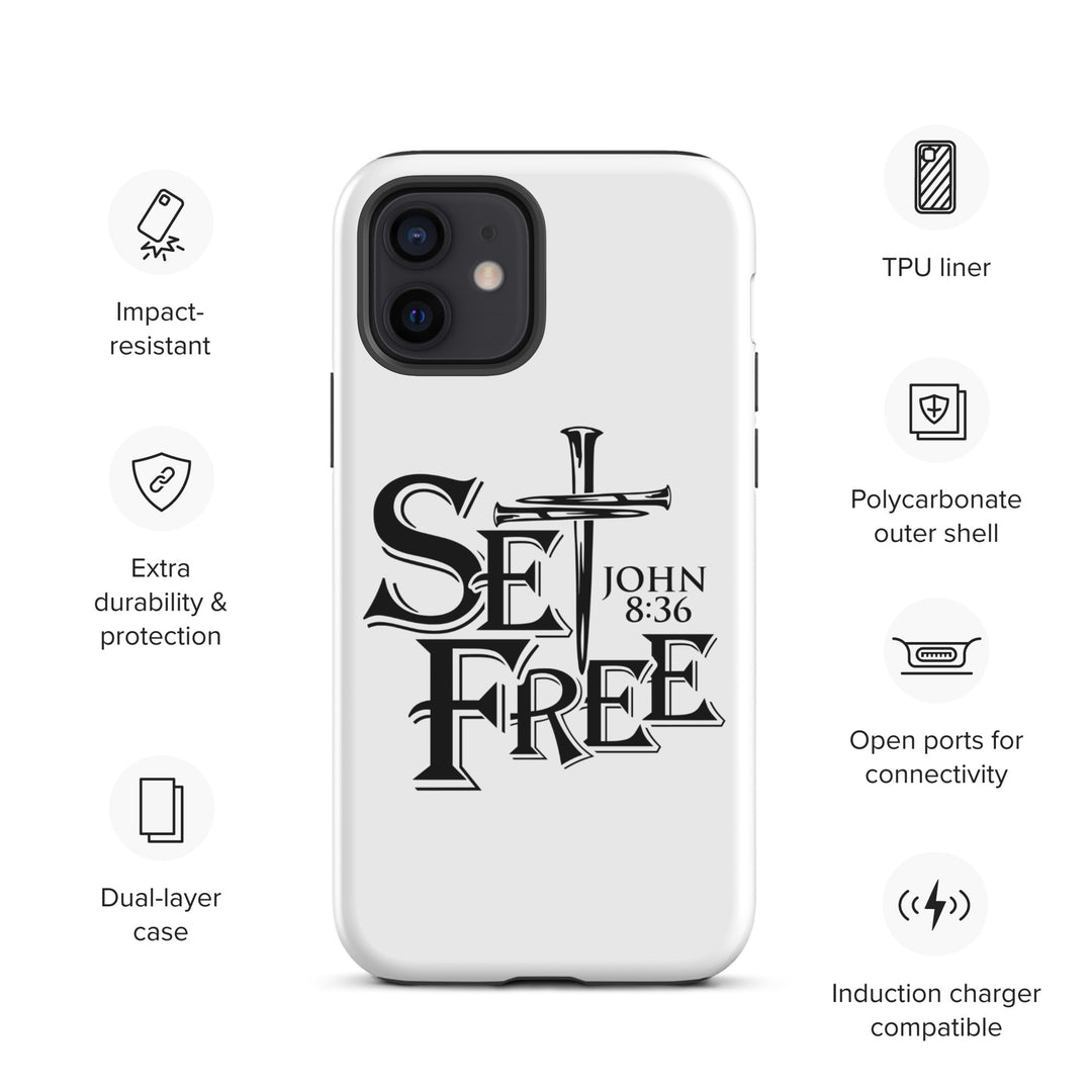 Christian Phone Case Set Free White for iPhone® iPhone® Phone Cases   