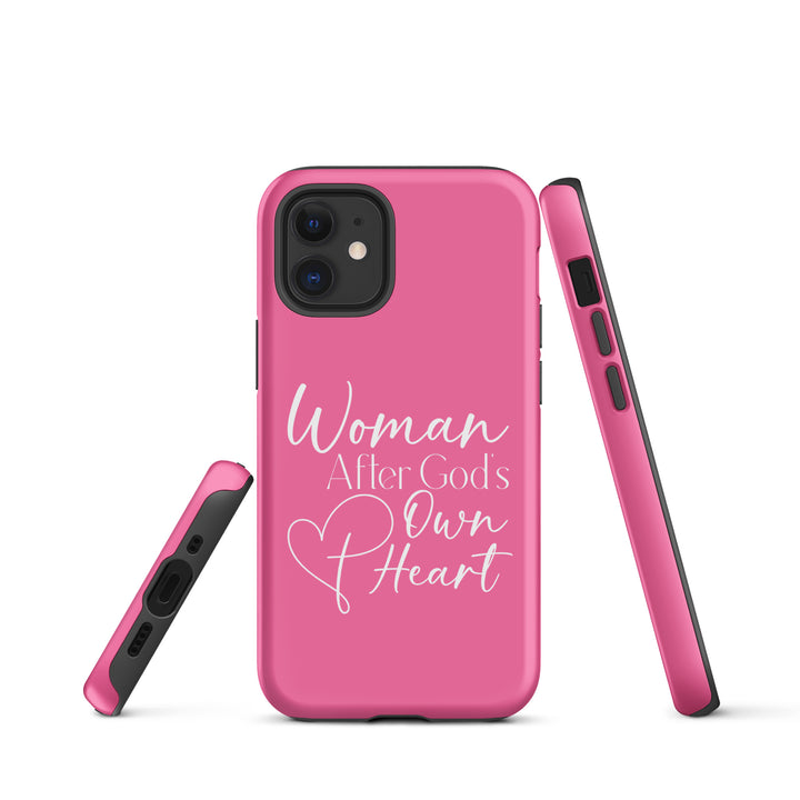 Christian Phone Case Woman After God's Heart Pink for iPhone® iPhone® Phone Cases   