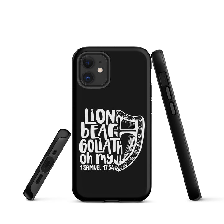 Christian Phone Case Lion Bear Goliath Oh My for iPhone® iPhone® Phone Cases   