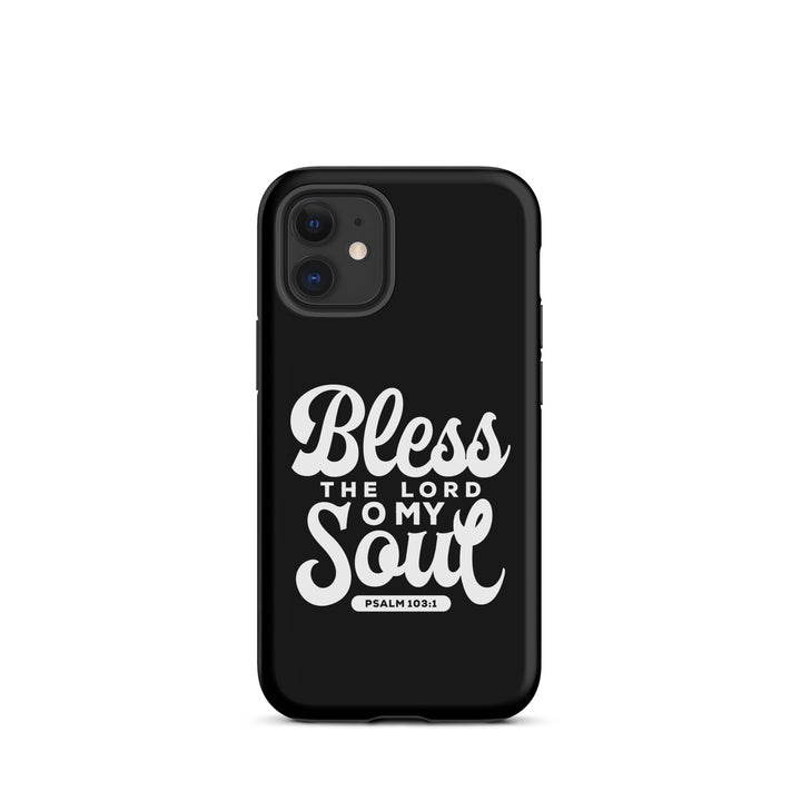 Christian Phone Case Bless The Lord Tough for iPhone® iPhone® Phone Cases Matte iPhone 12 mini 