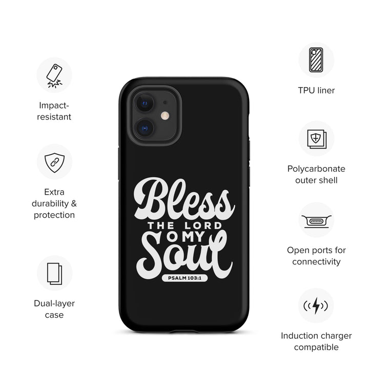 Christian Phone Case Bless The Lord Tough for iPhone® iPhone® Phone Cases   