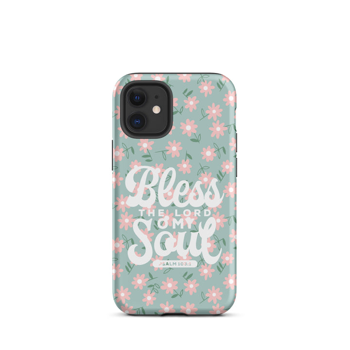 Christian Phone Case Bless The Lord Daisy for iPhone® iPhone® Phone Cases Matte iPhone 12 mini 