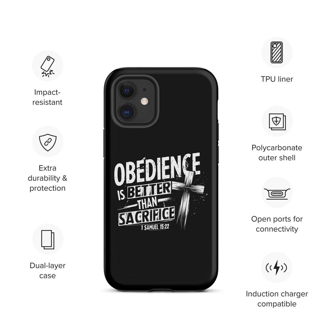 Christian Phone Case Obedience Is Better for iPhone® iPhone® Phone Cases   