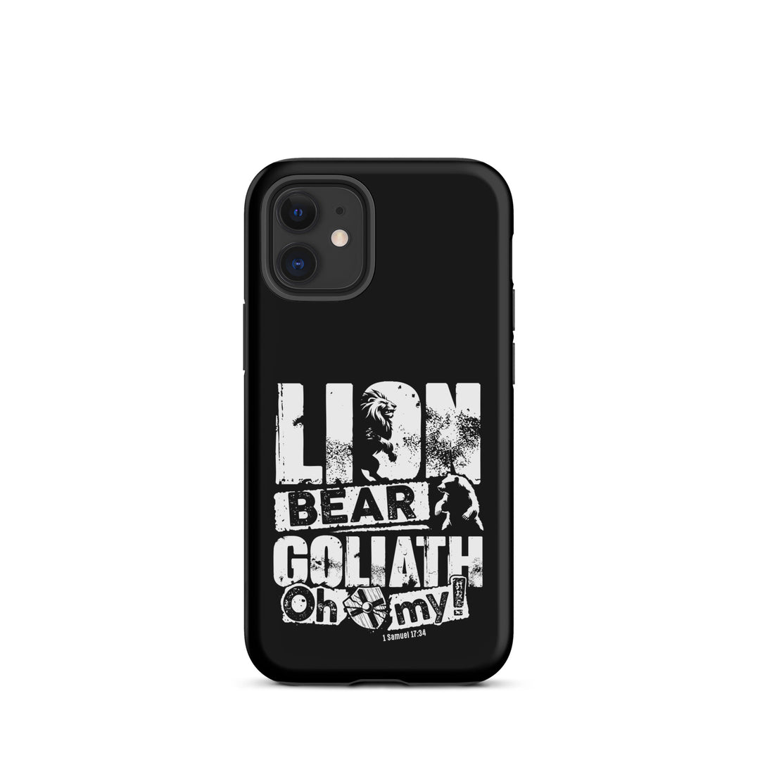 Christian Phone Case Lion Bear Goliath for iPhone® iPhone® Phone Cases Matte iPhone 12 mini 