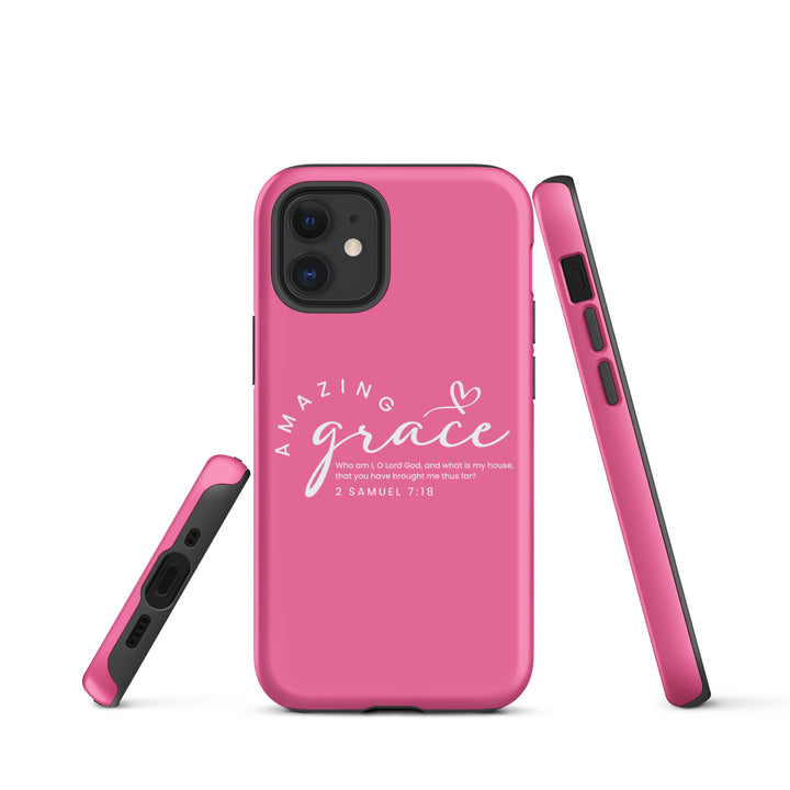 Christian Phone Case Amazing Grace Pink for iPhone® iPhone® Phone Cases   