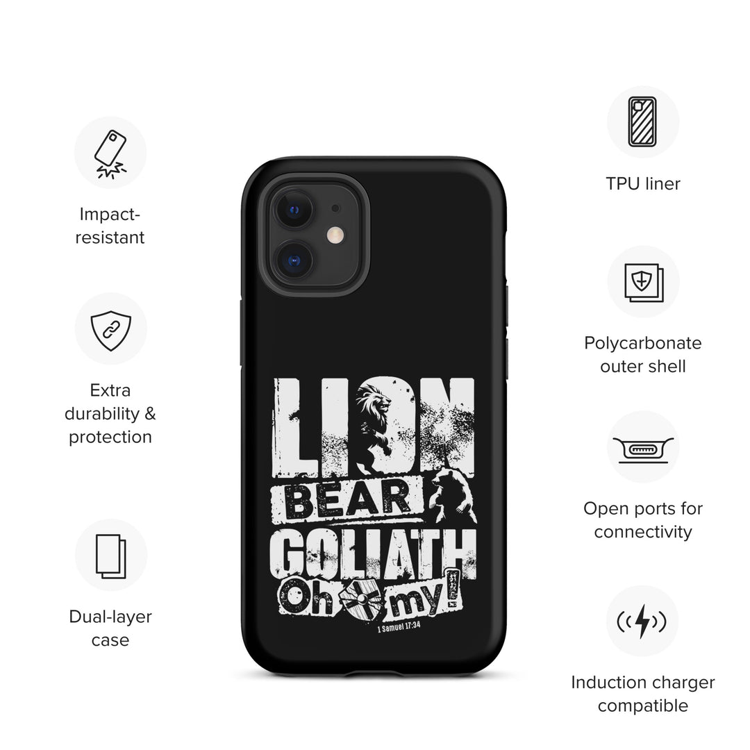 Christian Phone Case Lion Bear Goliath for iPhone® iPhone® Phone Cases   