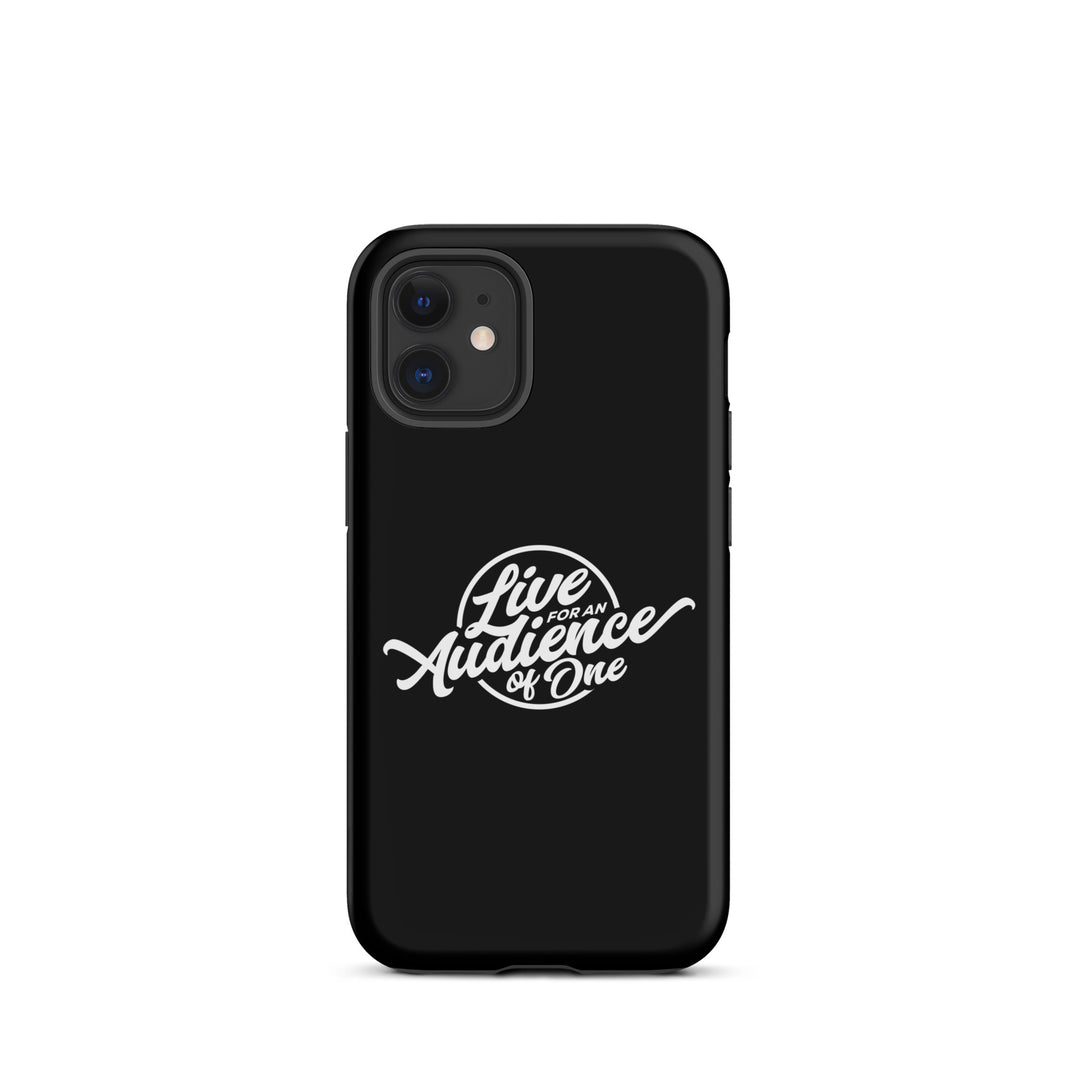 Christian Phone Case Audience of One Black for iPhone® iPhone® Phone Cases Matte iPhone 12 mini 