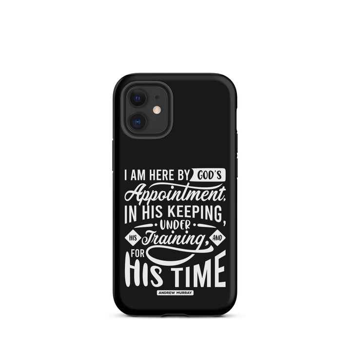 Christian Phone Case His Time Black for iPhone® iPhone® Phone Cases Matte iPhone 12 mini 