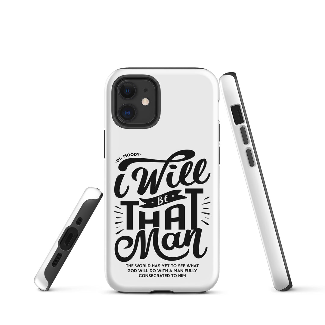 Christian Phone Case I Will Be That Man White for iPhone® iPhone® Phone Cases   