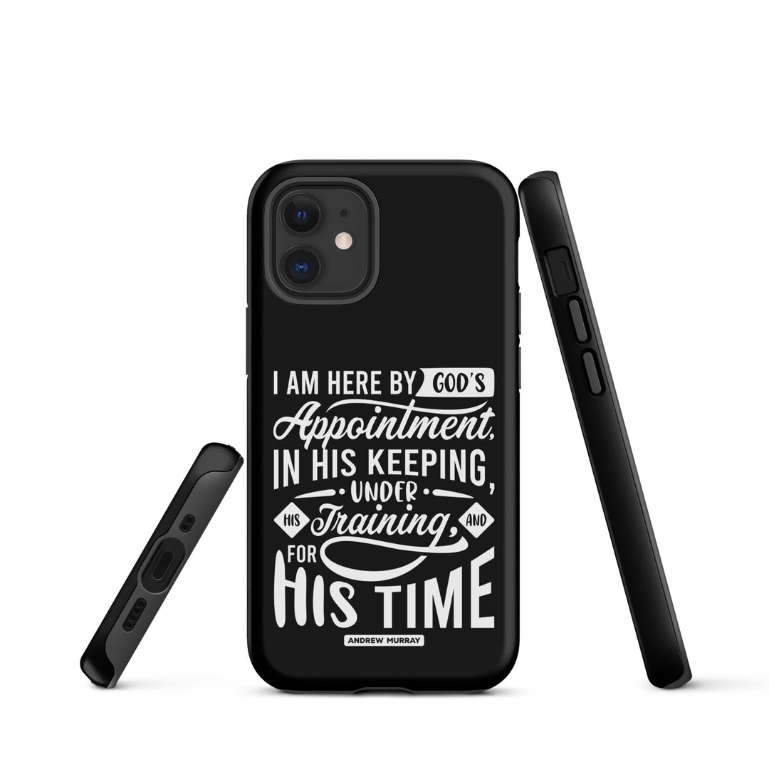 Christian Phone Case His Time Black for iPhone® iPhone® Phone Cases   