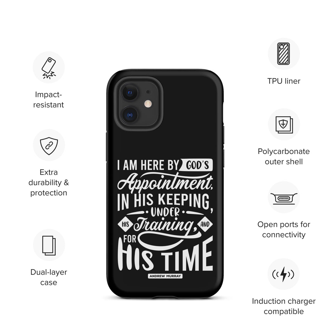 Christian Phone Case His Time Black for iPhone® iPhone® Phone Cases   