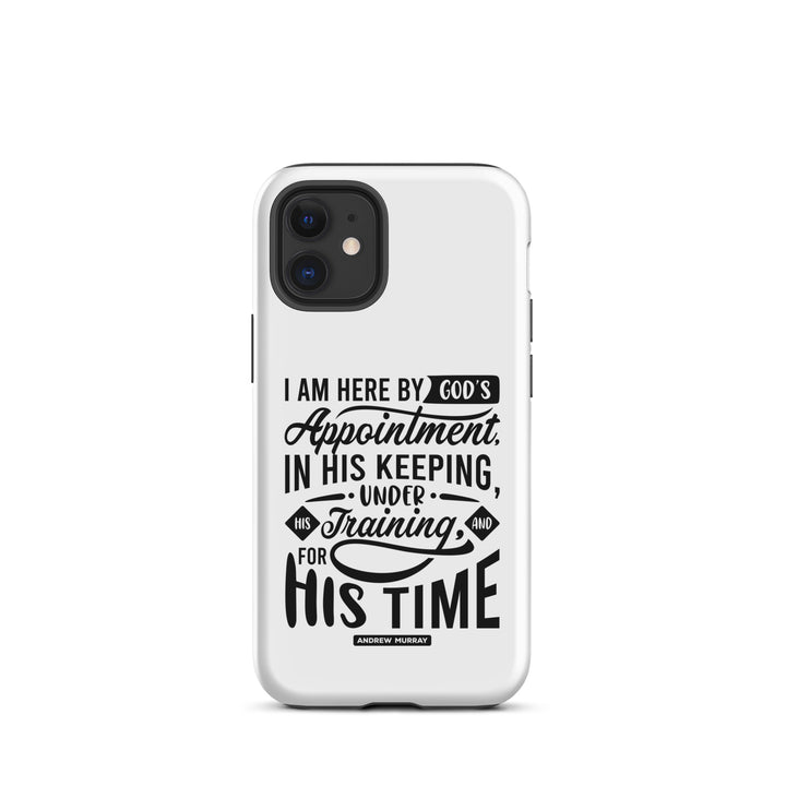 Christian Phone Case His Time White for iPhone® iPhone® Phone Cases Matte iPhone 12 mini 