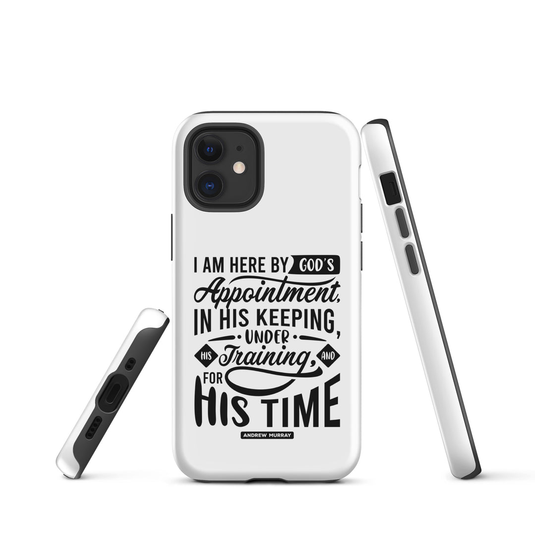 Christian Phone Case His Time White for iPhone® iPhone® Phone Cases   