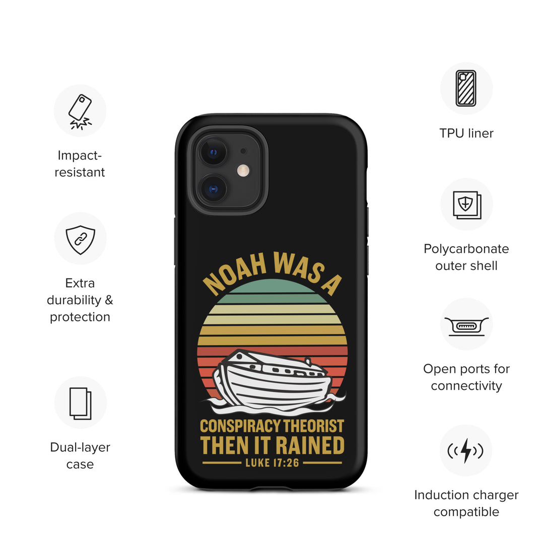 Christian Phone Case Noah Conspiracy Black for iPhone® iPhone® Phone Cases   