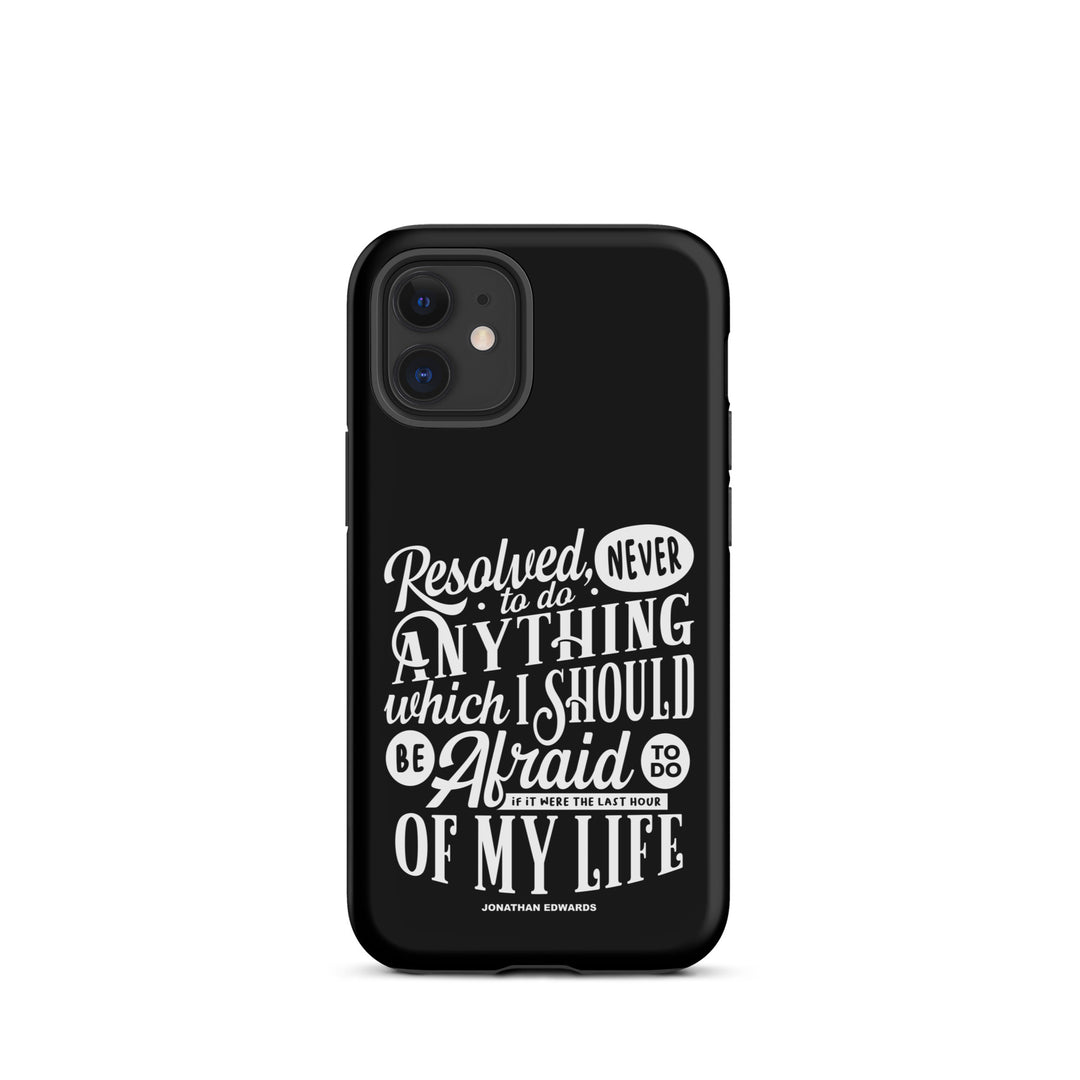 Christian Phone Case Last Hour Black for iPhone® iPhone® Phone Cases Matte iPhone 12 mini 